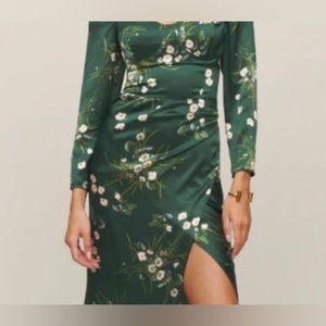 Reformation Gloriana silk dress size 6